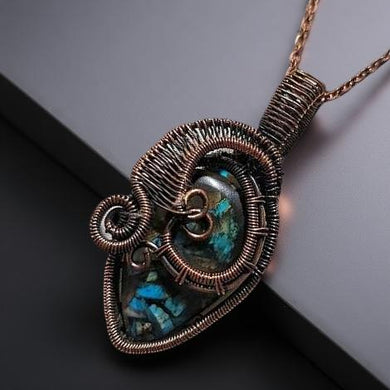 Turquoise Copper -  Necklace