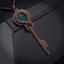 Load image into Gallery viewer, Copper- Turquoise - Necklace
