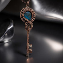 Load image into Gallery viewer, Copper- Turquoise - Necklace