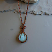 Load image into Gallery viewer, Copper wrapped, Larimer, Necklace
