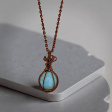Load image into Gallery viewer, Copper wrapped, Larimer, Necklace