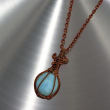Load image into Gallery viewer, Copper wrapped, Larimer, Necklace