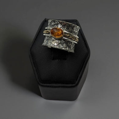 Spinner Ring - Amber