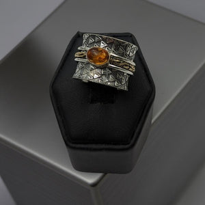 Spinner Ring - Amber