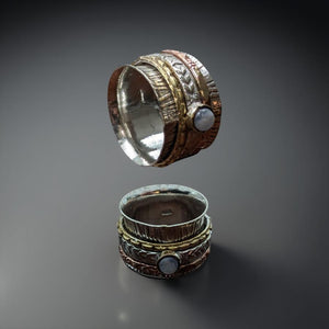 Spinner Ring - Moonstone