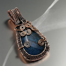 Load image into Gallery viewer, Copper wrapped, Apatite, Pendant