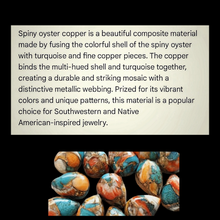 Load image into Gallery viewer, Copper wrapped - Spiny Oyster - Necklace