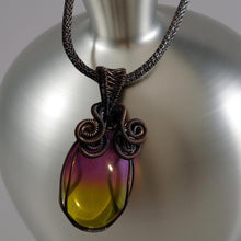 Load image into Gallery viewer, Copper wrapped, Ametrine, Necklace