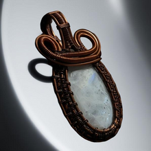 Load image into Gallery viewer, Pendant - Copper Wrapped - Moonstone