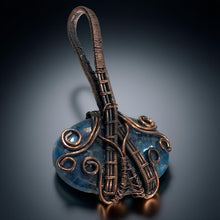 Load image into Gallery viewer, Copper wrapped, Apatite, Pendant