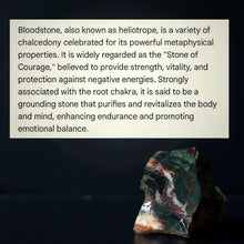 Load image into Gallery viewer, Bloodstone - The Stone of Fortitude - Necklace