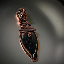 Load image into Gallery viewer, Bloodstone - Copper - Pendant
