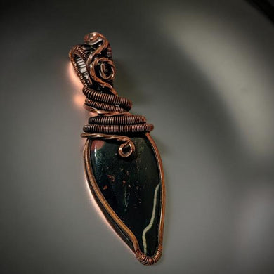 Bloodstone - Copper - Pendant