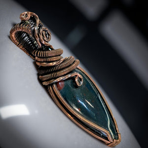 Bloodstone - Copper - Pendant