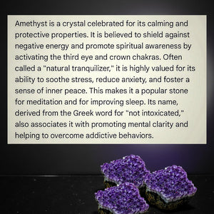 Amethyst - Cuff bracelet