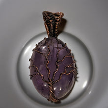 Load image into Gallery viewer, Tree of life -Copper wrapped -Amethyst - Pendant