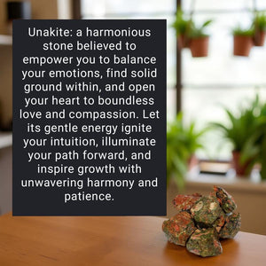 Copper wrapped, Unakite, Pendant