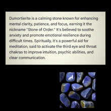 Load image into Gallery viewer, Copper wrapped, Pendant - Dumortierite