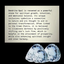 Load image into Gallery viewer, Copper wrapped, Dendrite Opal, Pendant