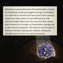 Load image into Gallery viewer, The Sovereign Spirit of Charoite - Necklace