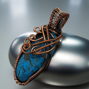 Turquoise - Copper - Pendant