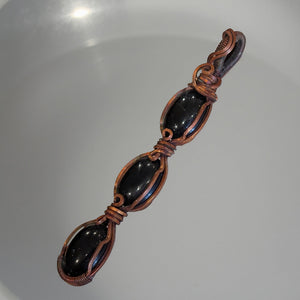 Copper -  Onyx - Pendant