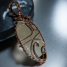Load image into Gallery viewer, Copper wrapped - Prehnite - Pendant