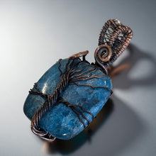 Load image into Gallery viewer, Copper wrapped, Tree of life, Apatite, Pendant