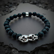 Load image into Gallery viewer, The Catalyst - Skull - Bracelet ( Double head)