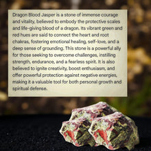Load image into Gallery viewer, The Guardian of the Hearth &amp; Flame - Skull - Dragon Blood Jasper