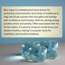 Load image into Gallery viewer, Blue Topaz - Cuff Bracelet.