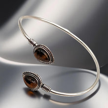 Load image into Gallery viewer, Tiger Eye - Cuff bracelet.