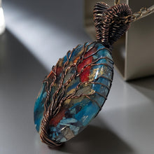 Load image into Gallery viewer, Copper wrapped - Spiny Oyster - Necklace