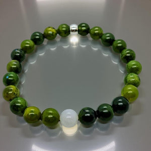 Awaken your spirit - Jade & Moonstone - Bracelet