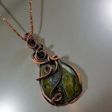 Load image into Gallery viewer, Jade Copper 24&quot;Necklace