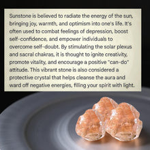 Load image into Gallery viewer, The Equinox Dangles - Sunstone &amp; Moonstone - Earrings