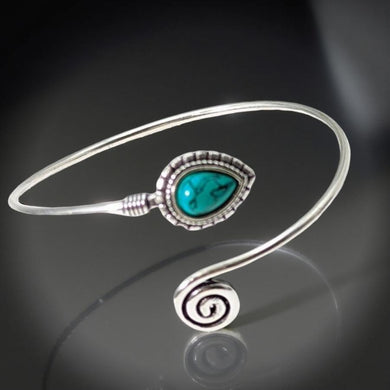 Tibetan Turquoise - Cuff  Bracelet