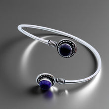 Load image into Gallery viewer, Amethyst - Cuff bracelet