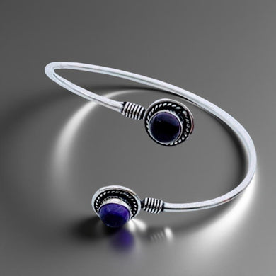 Amethyst - Cuff bracelet