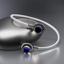 Load image into Gallery viewer, Amethyst - Cuff bracelet