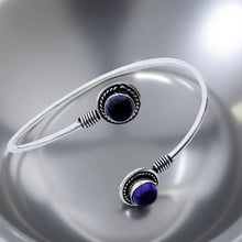 Load image into Gallery viewer, Amethyst - Cuff bracelet
