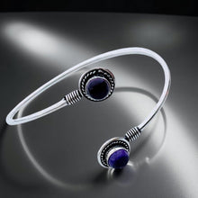 Load image into Gallery viewer, Amethyst - Cuff bracelet