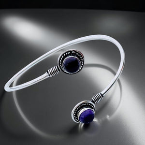 Amethyst - Cuff bracelet