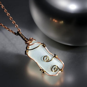 The Phoenix Pendant - Sea Glass - Necklace