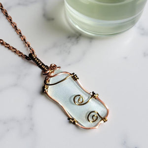 The Phoenix Pendant - Sea Glass - Necklace