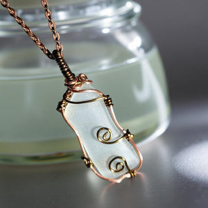 The Phoenix Pendant - Sea Glass - Necklace