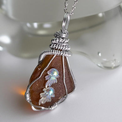 Tidal Transformation - Sea glass - Necklace