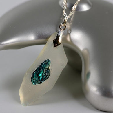 Talisman of Transformation -  Sea glass - Necklace