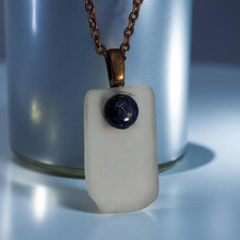 Load image into Gallery viewer, The Tides &amp; Truth - Sea glass - Lapis lazuli - necklace