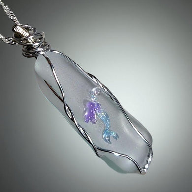 Sea glass - Mermaid - Necklace